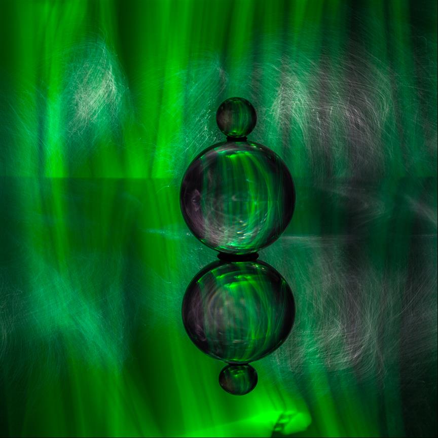 Catherine Chapusot - Reflet verre vert....