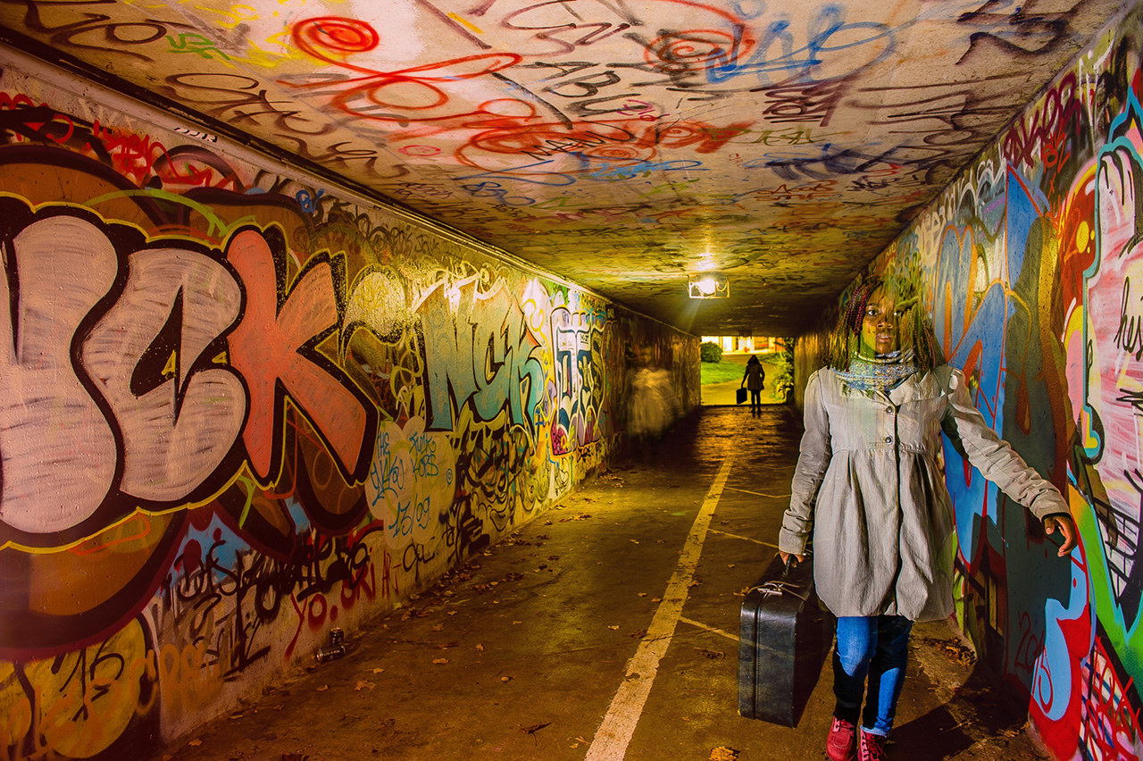 Museum tunnel