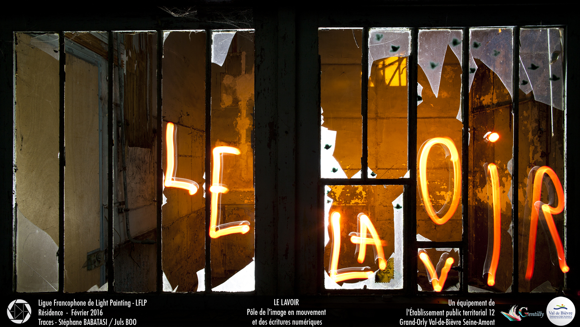 Exposition "Le Lavoir version Light Painting"