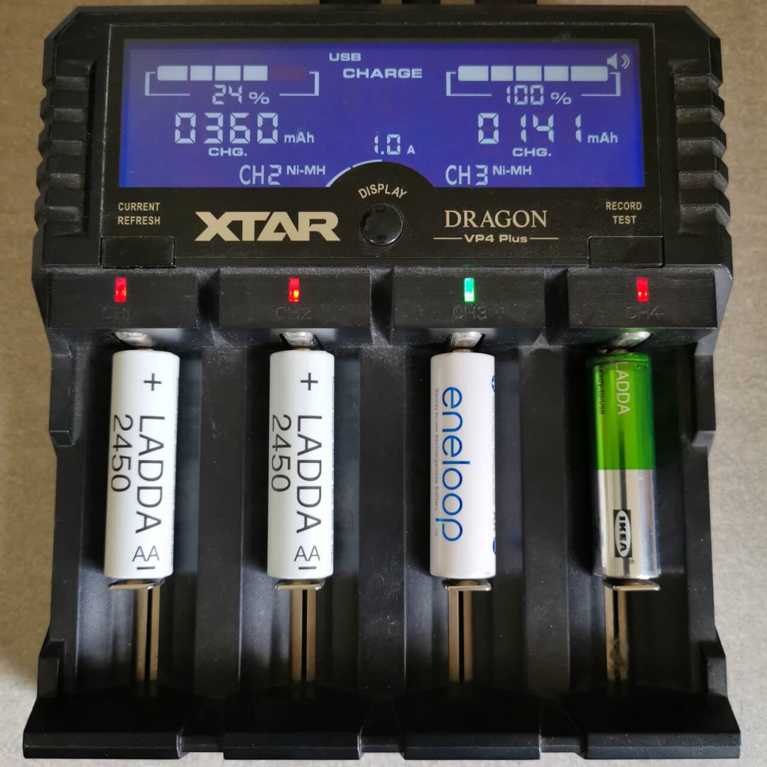 Comparatif - Chargeurs de piles et d'accus